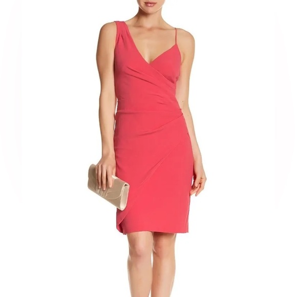 ***BRAND NEW*** Artelier Nicole Miller Rose Pink Sleeveless Drape Dress … - Picture 1 of 6